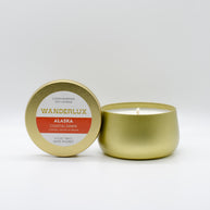 Wanderlux Alaska Coastal Dawn 6.5 Ounce Soy Candle