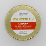 Wanderlux Arizona Sunrise Mesa Dawn 6.5 Ounce Soy Candle