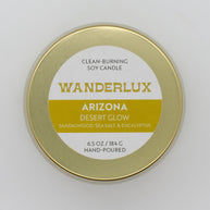 Wanderlux Arizona Desert Glow 6.5 Ounce Soy Candle