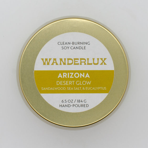 Wanderlux Arizona Desert Glow 6.5 Ounce Soy Candle