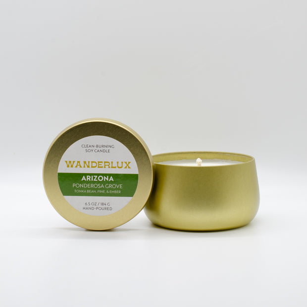 Wanderlux Arizona Ponderosa Grove 6.5 Ounce Soy Candle