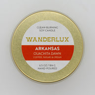Wanderlux Arkansas Ouachita Dawn 6.5 Ounce Soy Candle