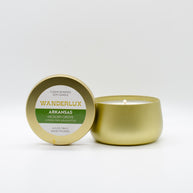 Wanderlux Arkansas Hickory Grove 6.5 Ounce Soy Candle