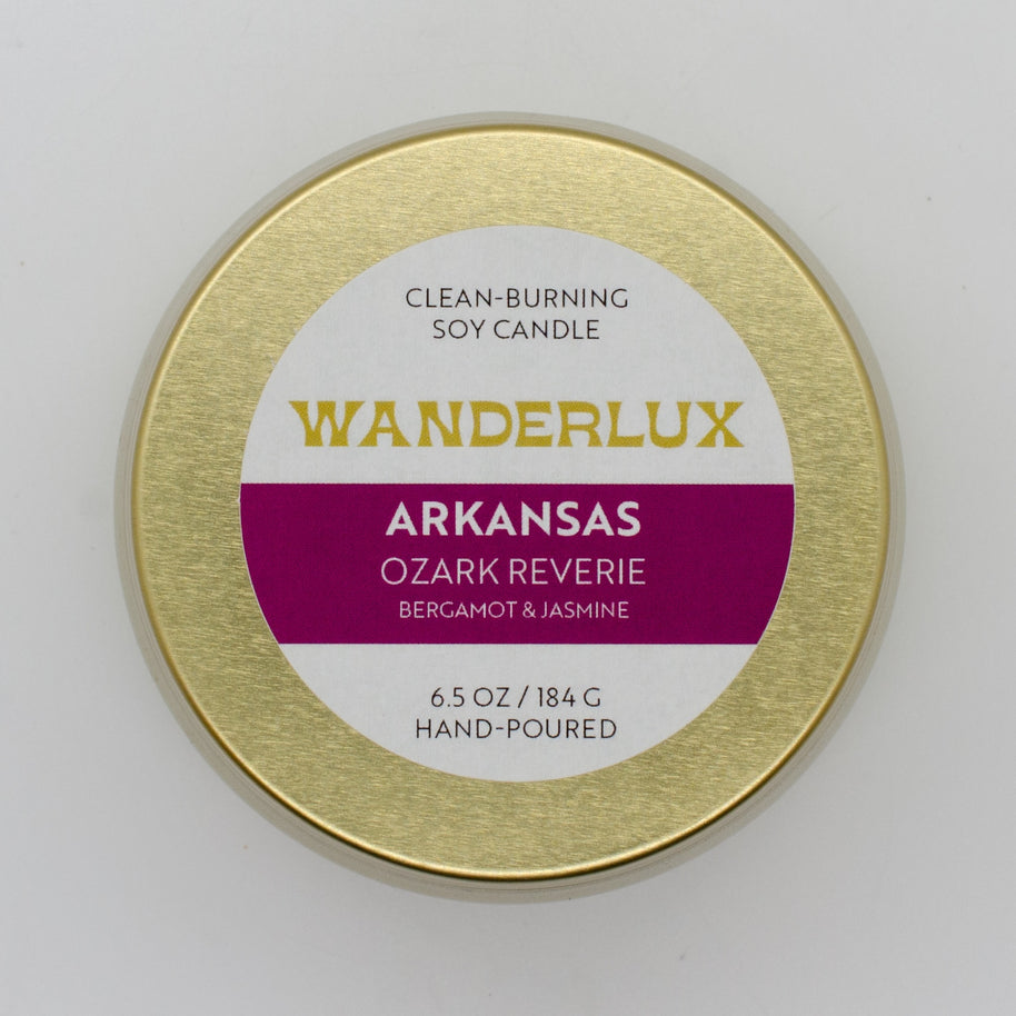 Wanderlux Arkansas Ozark Reverie 6.5 Ounce Soy Candle