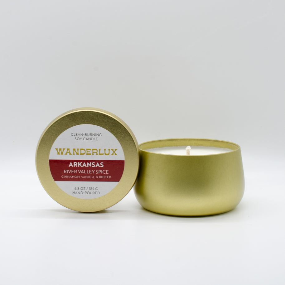 Wanderlux Arkansas River Valley Spice 6.5 Ounce Soy Candle