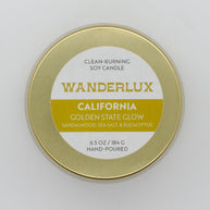 Wanderlux California Golden State Glow 6.5 Ounce Soy Candle