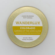 Wanderlux Colorado Garden of the Gods Glow 6.5 Ounce Soy Candle