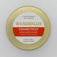 Wanderlux Connecticut New Haven Dawn 6.5 Ounce Soy Candle
