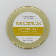 Wanderlux Connecticut Shoreline Glow 6.5 Ounce Soy Candle