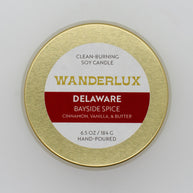 Wanderlux Delaware Bayside Spice 6.5 Ounce Soy Candle