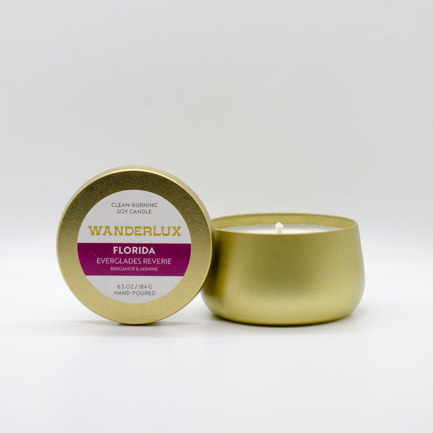 Wanderlux Florida Everglades Reverie 6.5 Ounce Soy Candle