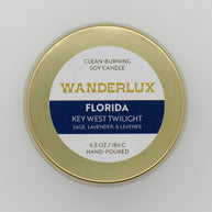 Wanderlux Florida Key West Twilight 6.5 Ounce Soy Candle