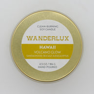 Wanderlux Hawaii Volcano Glow 6.5 Ounce Soy Candle