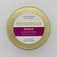 Wanderlux Hawaii Aloha Reverie 6.5 Ounce Soy Candle