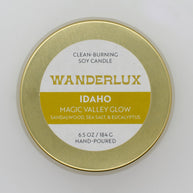 Wanderlux Idaho Magic Valley Glow 6.5 Ounce Soy Candle