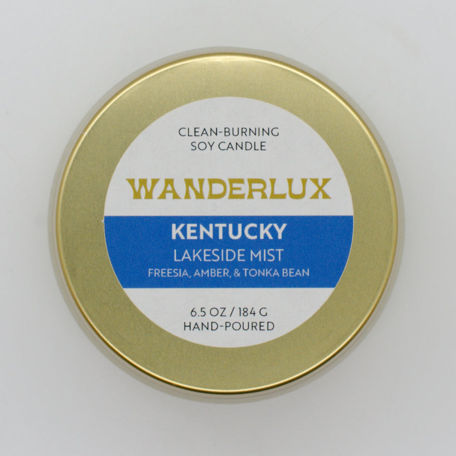 Wanderlux Kentucky Lakeside Mist 6.5 Ounce Soy Candle
