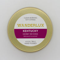Wanderlux Kentucky Derby Reverie 6.5 Ounce Soy Candle