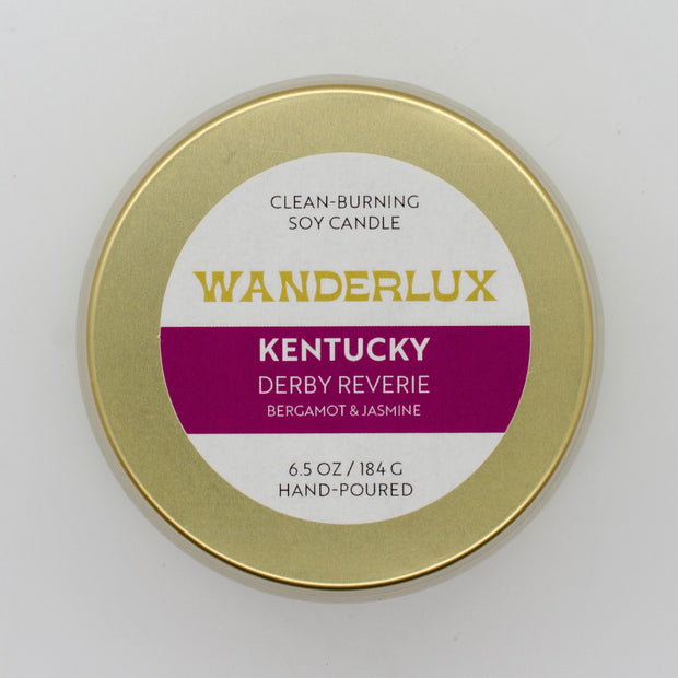 Wanderlux Kentucky Derby Reverie 6.5 Ounce Soy Candle