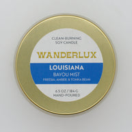 Wanderlux Louisiana Bayou Mist 6.5 Ounce Soy Candle
