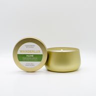 Wanderlux Maine Pinewood Grove 6.5 Ounce Soy Candle