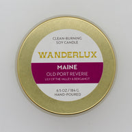 Wanderlux Maine Old Port Reverie 6.5 Ounce Soy Candle