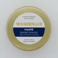 Wanderlux Maine Seaside Twilight 6.5 Ounce Soy Candle