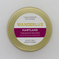 Wanderlux Maryland Tidewater Reverie 6.5 Ounce Soy Candle