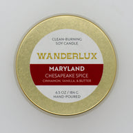 Wanderlux Maryland Chesapeake Spice 6.5 Ounce Soy Candle