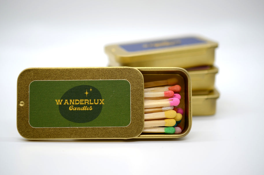 Wanderlux Match Tins - Grove Green