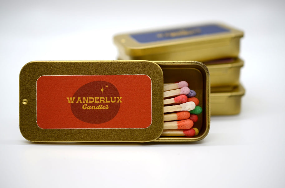 Wanderlux Match Tins - Dawn Orange