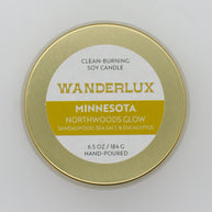 Wanderlux Minnesota Northwoods Glow 6.5 Ounce Soy Candle