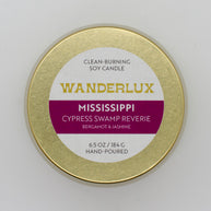 Wanderlux Mississippi Cypress Swamp Reverie 6.5 Ounce Soy Candle