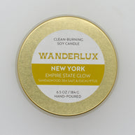 Wanderlux New York Empire State Glow 6.5 Ounce Soy Candle