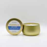 Wanderlux New York Lake Champlain Mist 6.5 Ounce Soy Candle