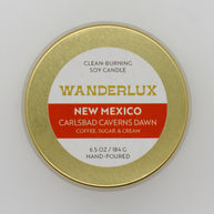 Wanderlux New Mexico Carlsbad Caverns Dawn 6.5 Ounce Soy Candle
