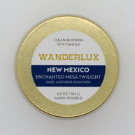 Wanderlux New Mexico Enchanted Mesa Twilight 6.5 Ounce Soy Candle