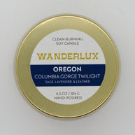 Wanderlux Oregon Columbia Gorge Twilight 6.5 Ounce Soy Candle