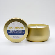 Wanderlux Pennsylvania Shenandoah Valley Twilight 6.5 Ounce Soy Candle