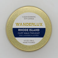 Wanderlux Rhode Island Cliff Walk Twilight 6.5 Ounce Soy Candle