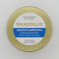 Wanderlux South Carolina Edisto River Mist 6.5 Ounce Soy Candle