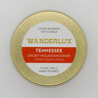 Wanderlux Tennessee Smoky Mountain Dawn 6.5 Ounce Soy Candle