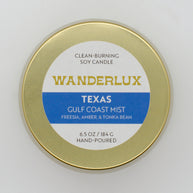 Wanderlux Texas Gulf Coast Mist 6.5 Ounce Soy Candle