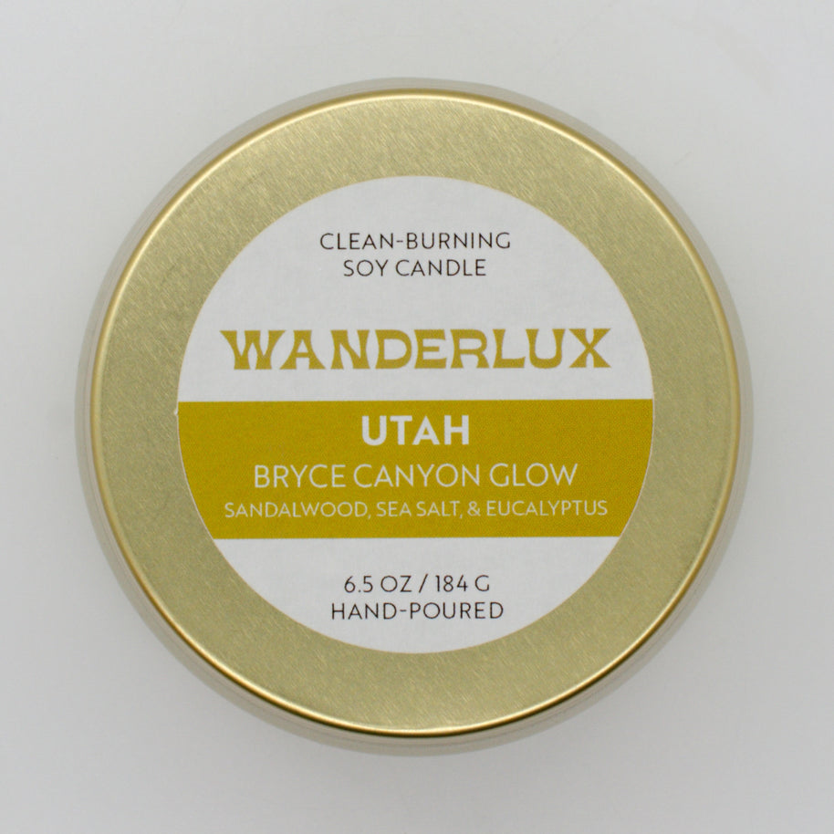 Wanderlux Utah Bryce Canyon Glow 6.5 Ounce Soy Candle