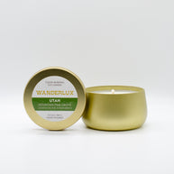 Wanderlux Utah Mountain Pine Grove 6.5 Ounce Soy Candle