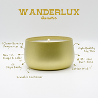 Wanderlux Louisiana Bayou Mist 6.5 Ounce Soy Candle