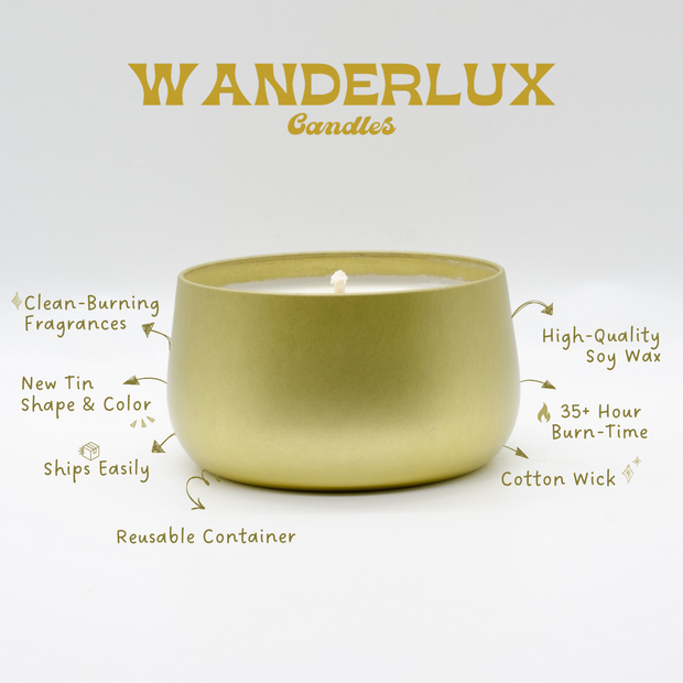 Wanderlux Massachusetts Harbor Glow 6.5 Ounce Soy Candle