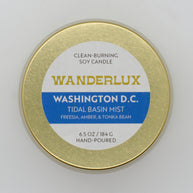 Wanderlux Washington D.C. Tidal Basin Mist 6.5 Ounce Soy Candle