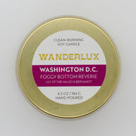 Wanderlux Washington D.C. Foggy Bottom Reverie 6.5 Ounce Soy Candle