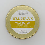 Wanderlux Washington Rainier Glow 6.5 Ounce Soy Candle