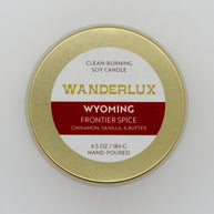Wanderlux Wyoming Frontier Spice 6.5 Ounce Soy Candle